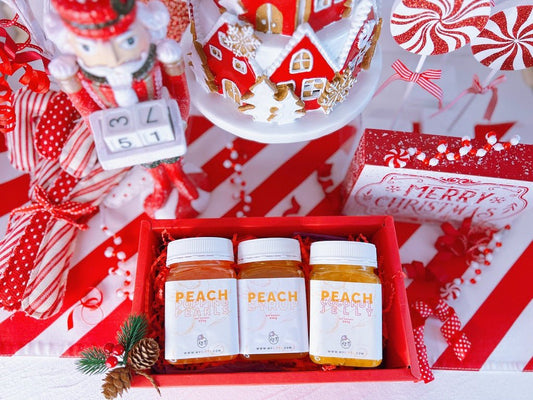 Peach Deluxe Christmas Gift Set (Trio)