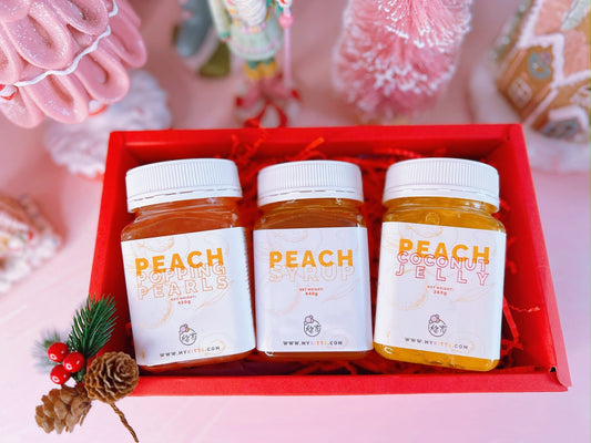 Peach Deluxe Christmas Gift Set (Trio)