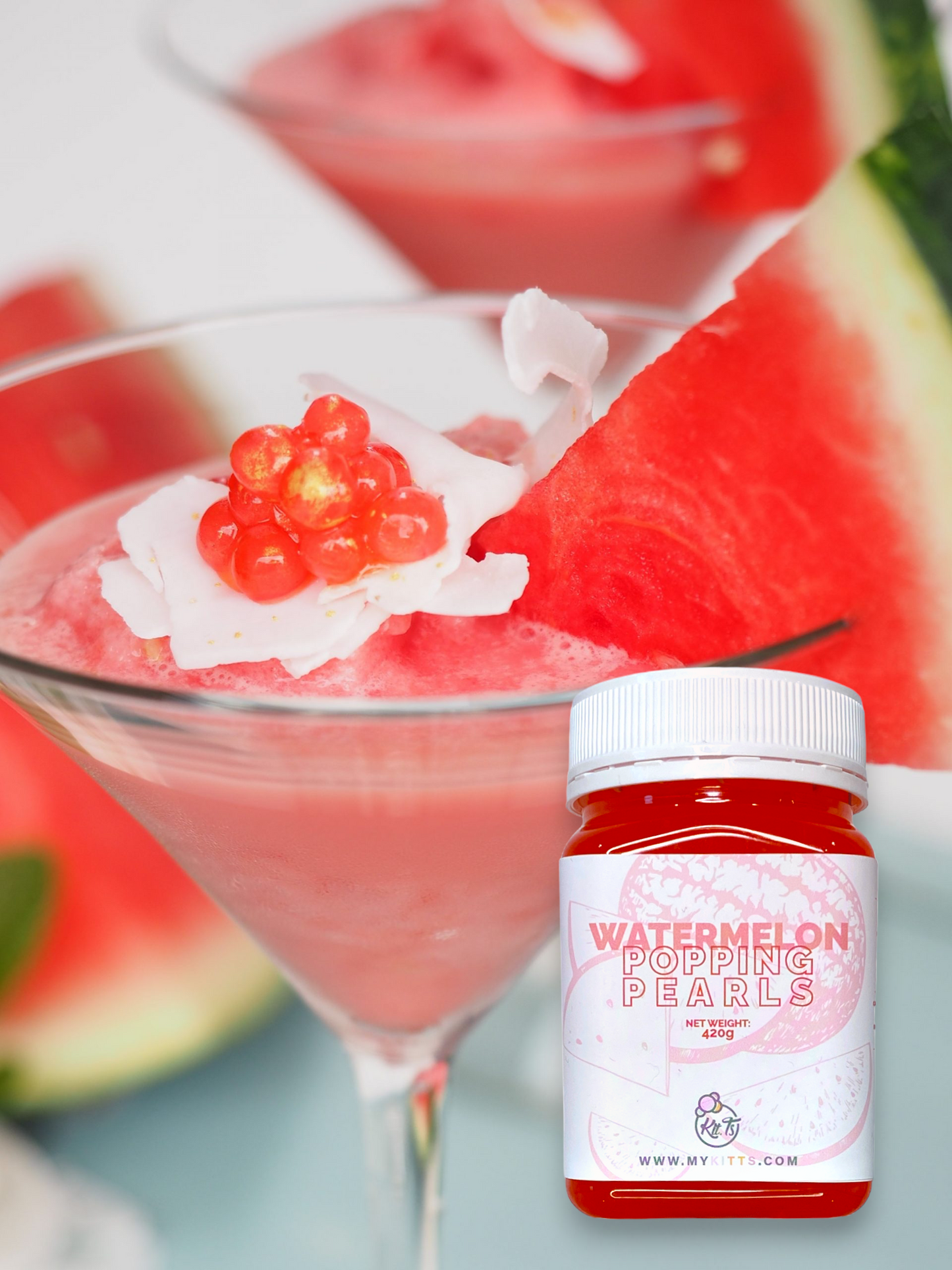 Watermelon Popping Pearls 420g