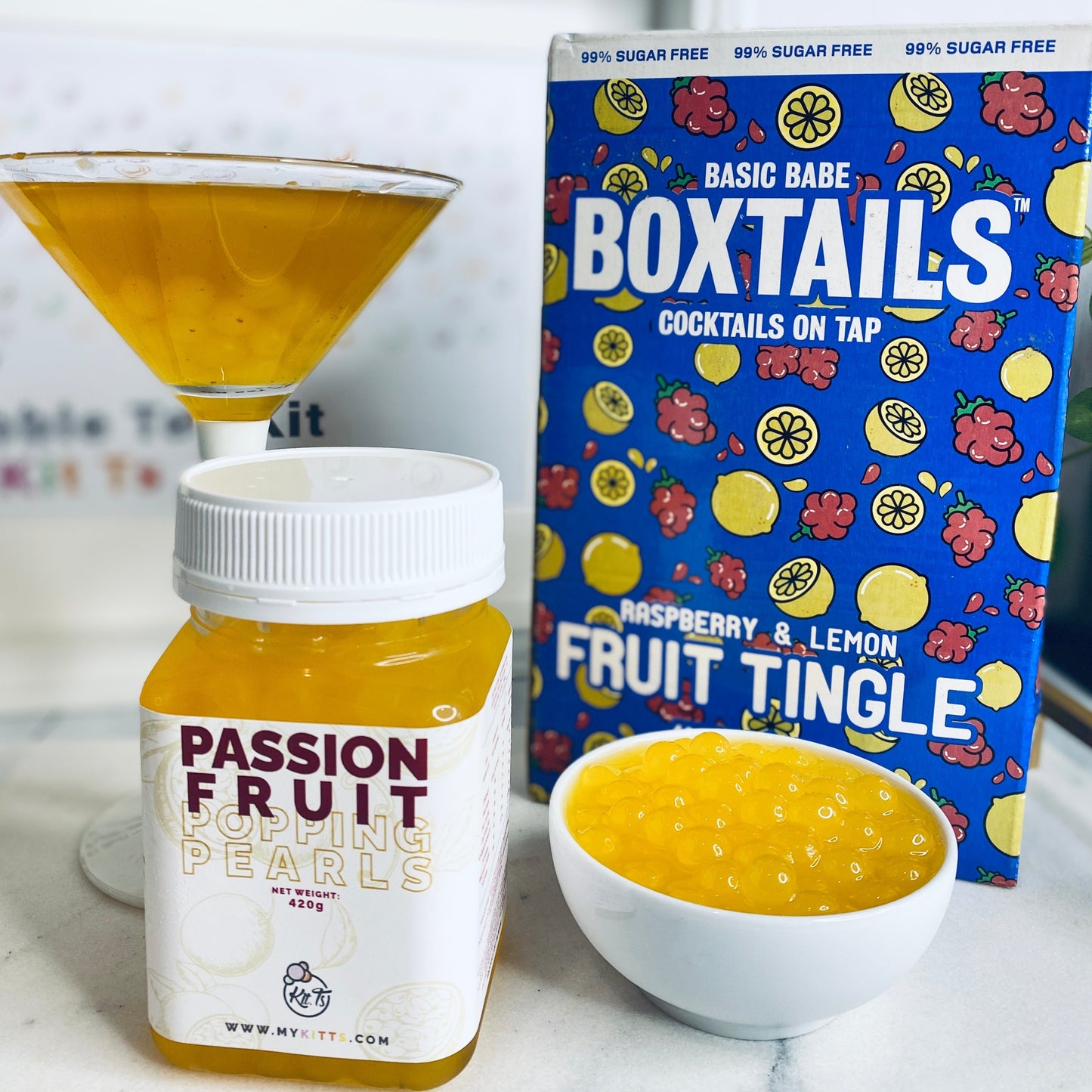 Agar White Pearls 370g