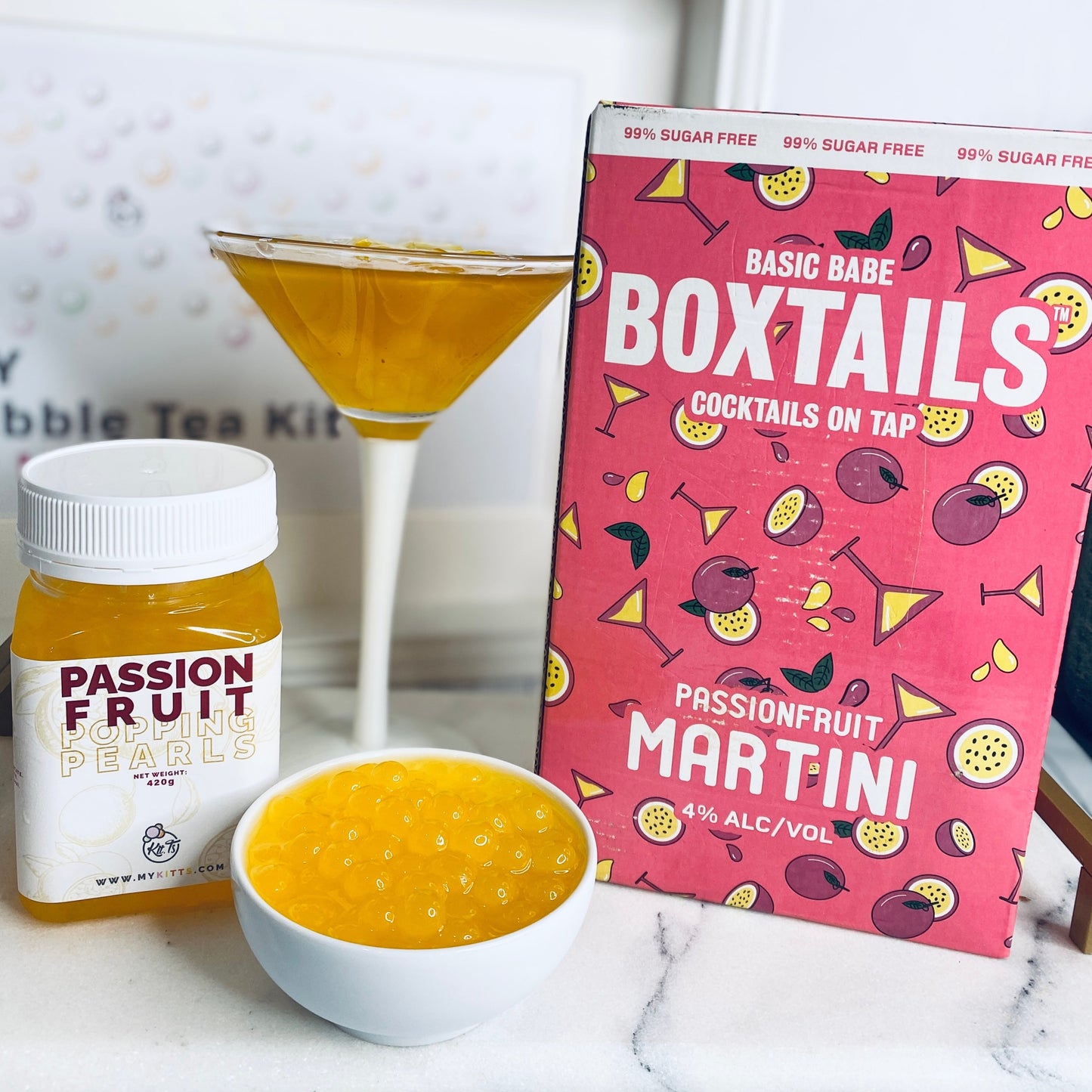 Agar White Pearls 370g