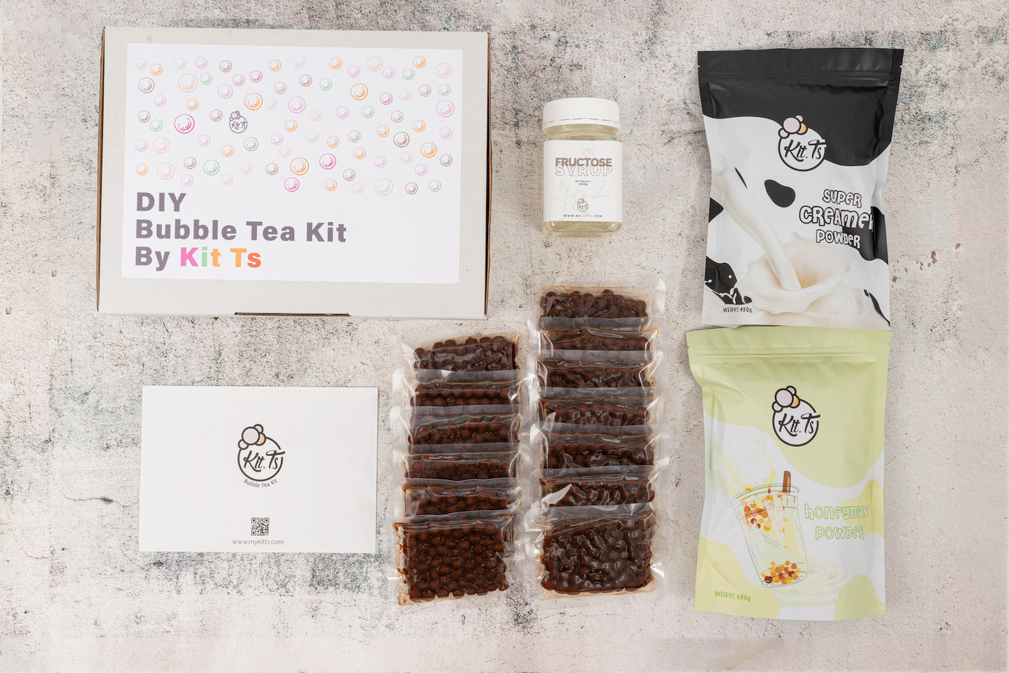 Honeydew Milk Tea DIY Bubble Tea Kit - Makes 13 Serves!
