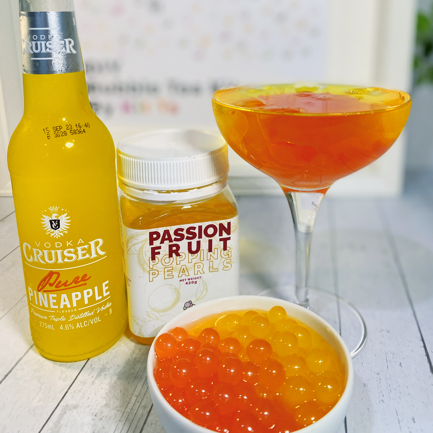 Agar White Pearls 370g