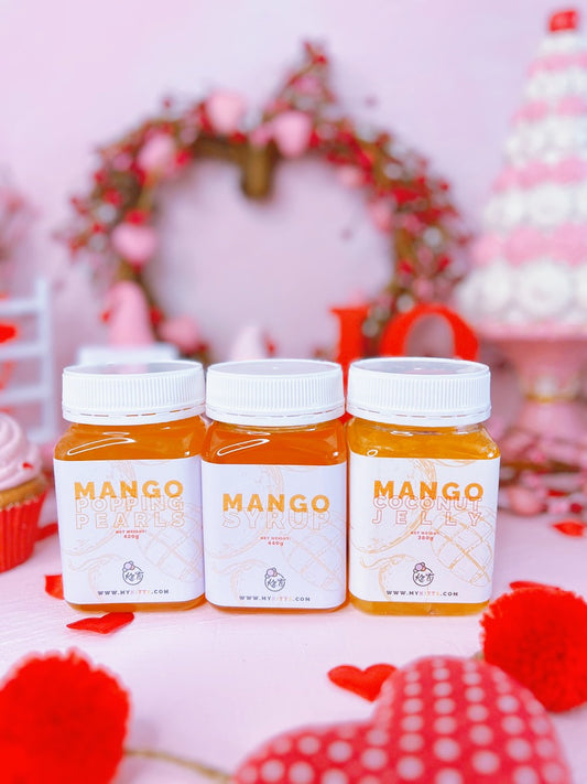 Mango Trio - (Syrup | Popping Pearls | Coconut Jelly)