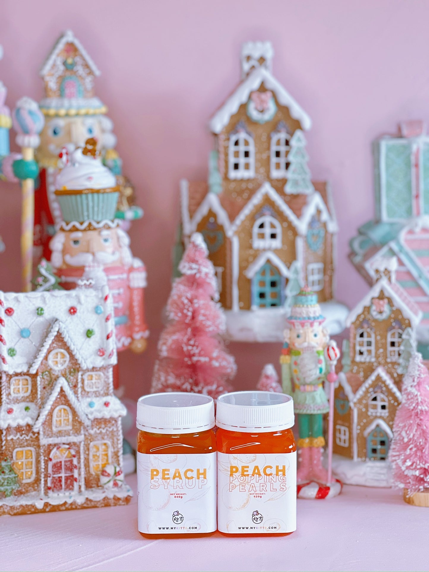 Peach Deluxe Christmas Gift Set (Duo)