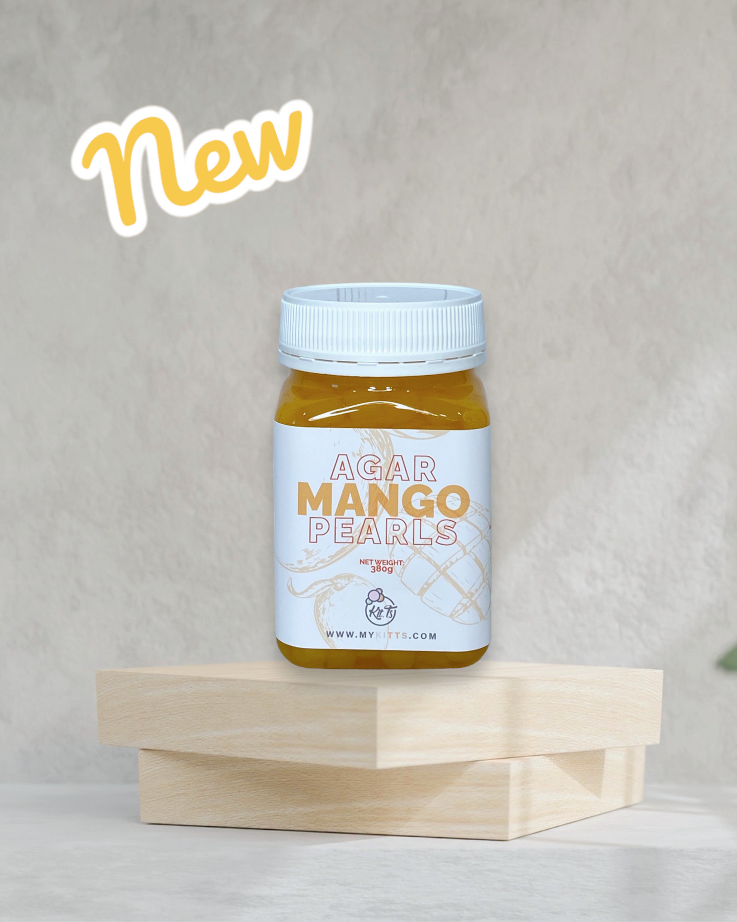 Mango Agar Pearls 370g