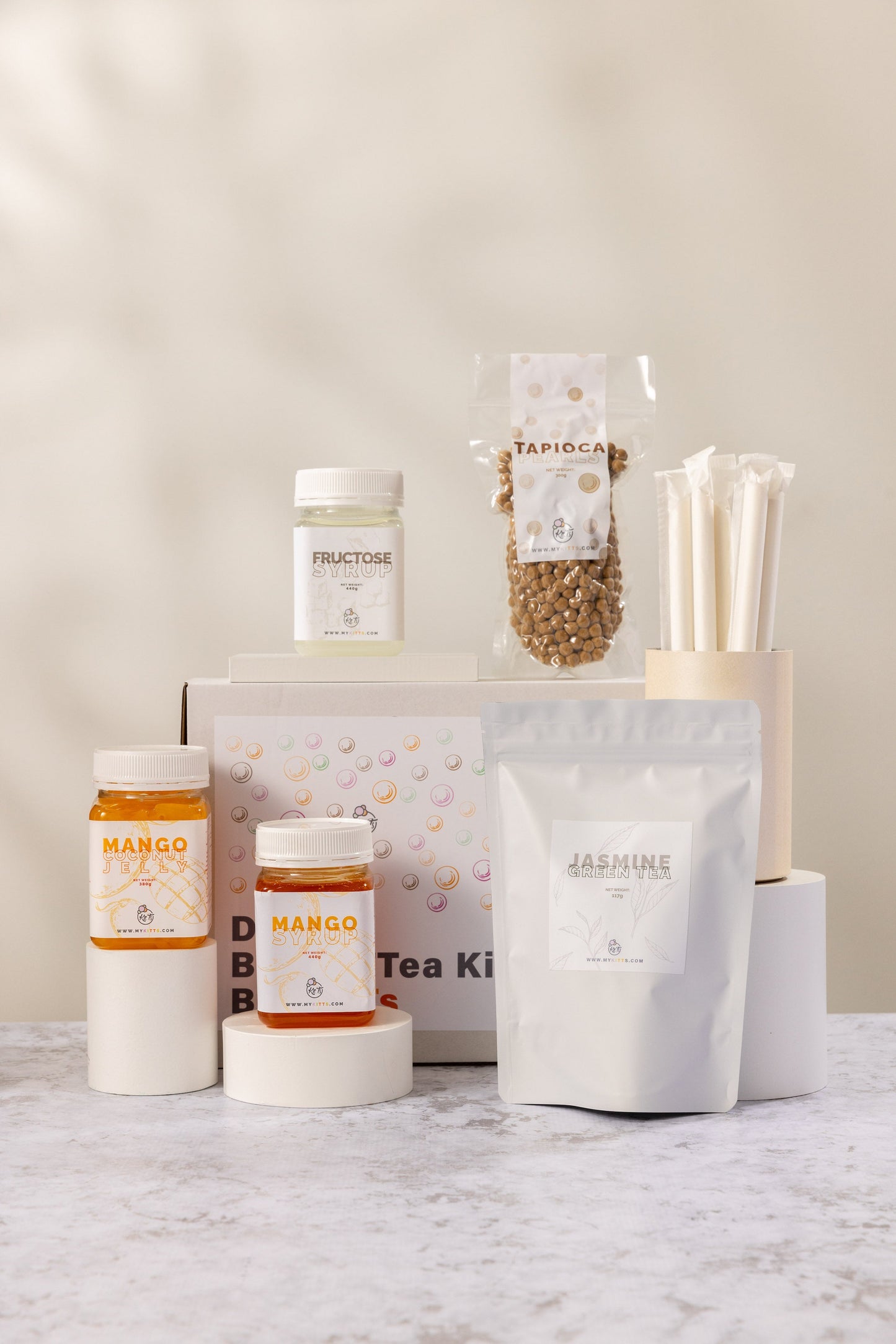 Mango Fruit Tea DIY Bubble Tea Kit - Gift Box Set