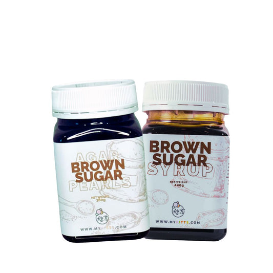 Brown Sugar Agar Pearls & Syrup Combo - SAVE 5%