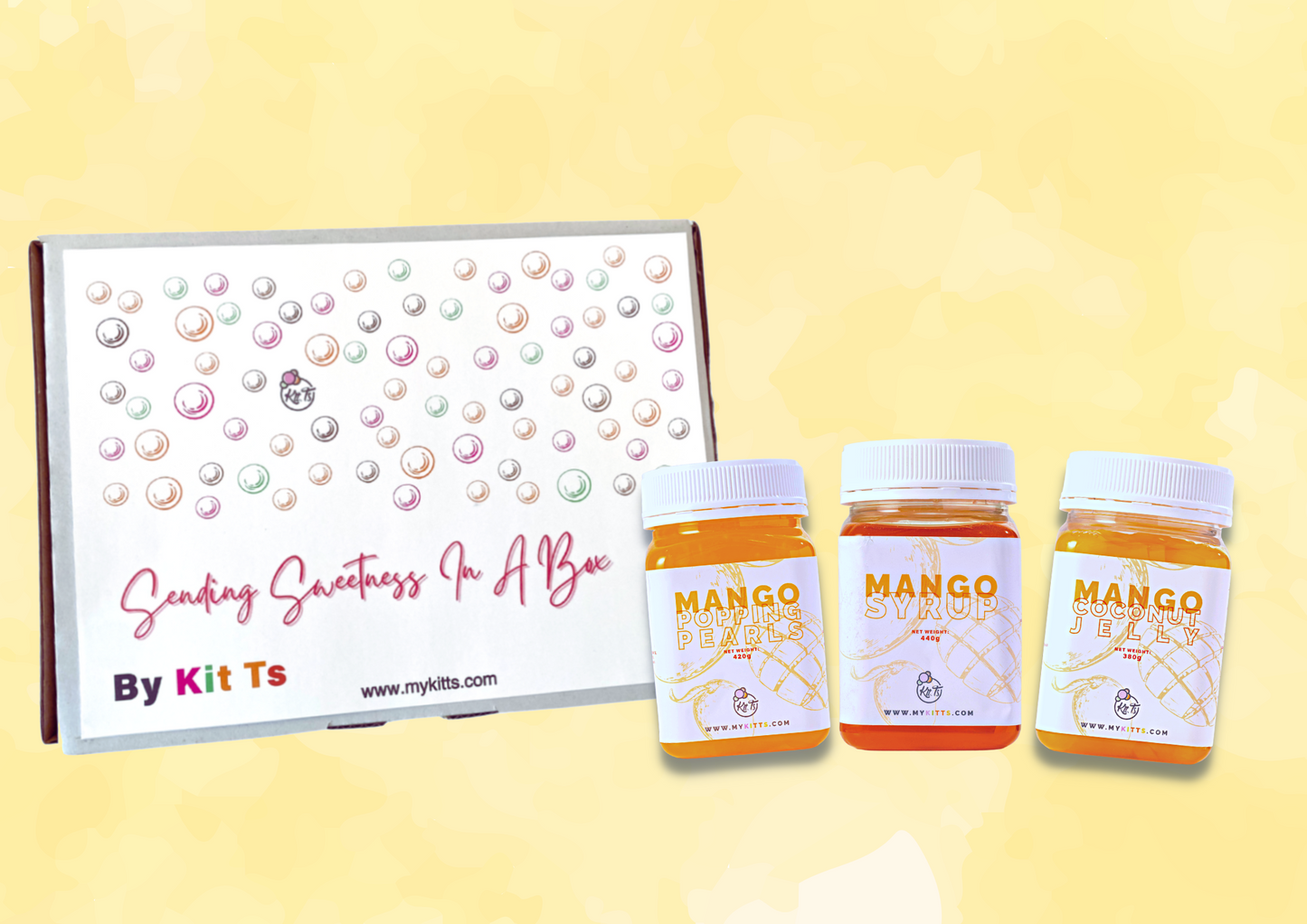 Mango Trio - (Syrup | Popping Pearls | Coconut Jelly)